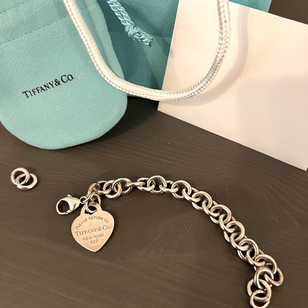 Silver Heart Charm Bracelet